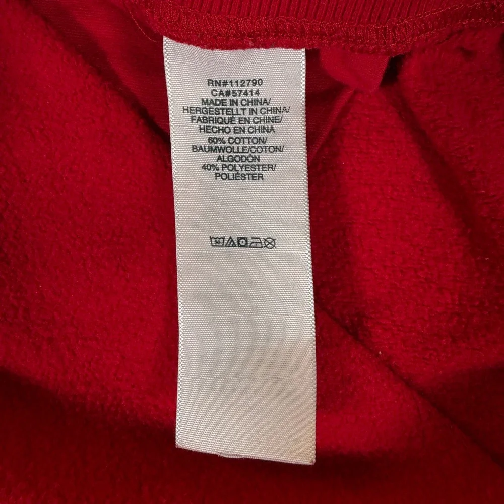 True Religion Mens Red Fleece Sweat Shorts Horseshoe Logo Drawstring #3238